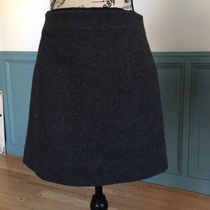 J. Crew wool blend mini skirt